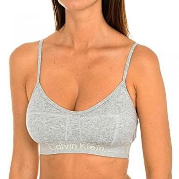 Calvin Klein Unlined Bralette Sujetador sin Aros, Gris
