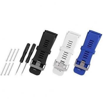 XCSOURCE® 3pcs Silicona Reloj Banda Set Múltiple Color Pulsera Reemplazo
