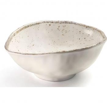 Bol Ovalado de Melamina Lacor Earth Libre de BPA - 12x10x4.1 cm, 130 ml