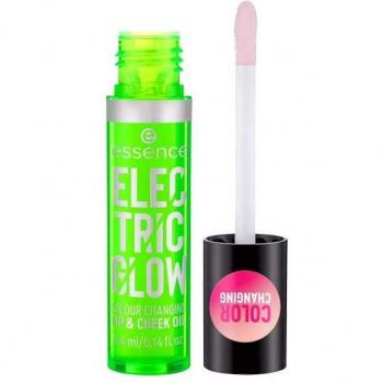 Essence Electric Glow Colour Changing Lip and Cheek Oil - Neutral, 4.4 ml