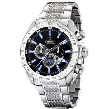 Festina Reloj Analógico para Hombre de Cuarzo con Correa en Acero Inoxidable 5204901