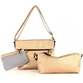 twinbag Bolso mit Überschlag Gold