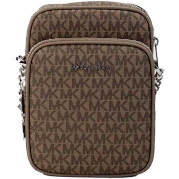 Jet Set Dusk PVC Flight Leather North South Chain Crossbody Bag