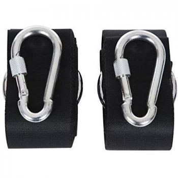 SONGMICS Correas de sujeción Cinturón Accesorios de hamaca Con ganchos ,Cuerdas Multifunciones Suspensión para Hamacas, Columpios, Yoga permiten aguantar al máximo 270 kg GDC01P