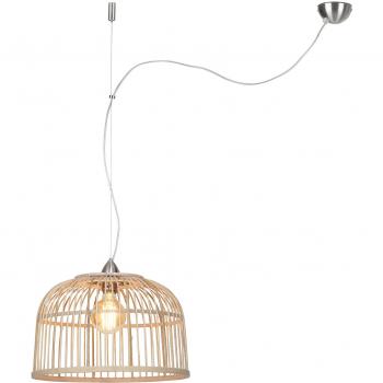 Lámpara de Techo Borneo en Bambú Natural Ø40cm Beige