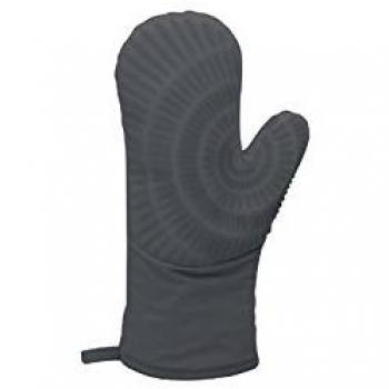 Lacor - 61033 - Guante Cocina Algodón y Silicona - Negro