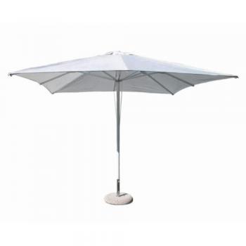 Sombrilla de Jardín 3x3 Aluminio Cortavientos Taupe Modelo Brian