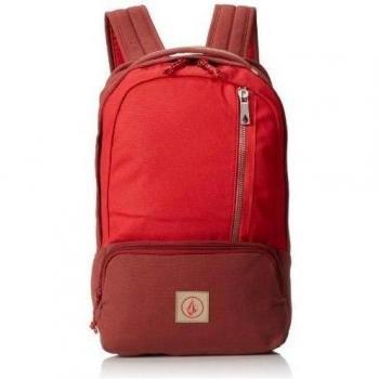 Volcom Rucksack Basis Canvas Backpack - Mochila, color borgoña, talla DE: 45 x 30 x 7 cm