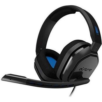 ASTRO Gaming A10 Auriculares alámbricos, ligeros y resistentes, ASTRO Audio, clavija de 3.5mm, para Xbox Series X y S, Xbox One, PS5, PS4, Nintendo Switch, PC, Mac, móvil - Negro/Azul