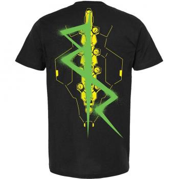 Camiseta Gaming Cyberpunk: Edgerunners - David - Talla XL - Color Negro - Para Hombre