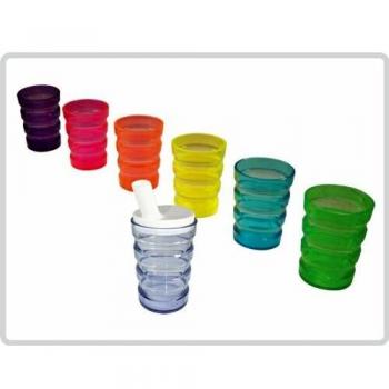 Taza estriada con accesorio para té - verde - PZN 00903937