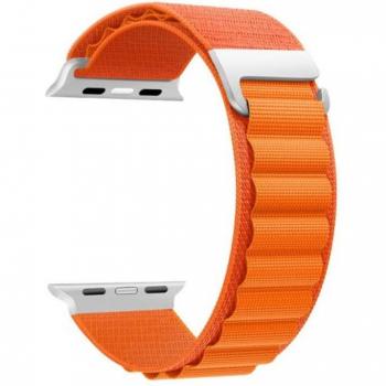 Correa de Nylon Naranja para Apple Watch 42/44/45mm - Ksix Urban 2