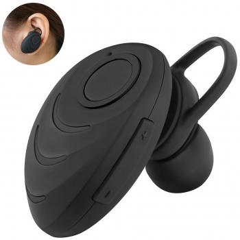 Bluetooth estéreo de auriculares deporte auriculares inalámbricos auriculares ajuste seguro auriculares para correr auriculares Running Gym auriculares con Built en micrófono para iPhone Android iPod iPad, Black-Mini