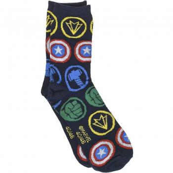 Calcetines Largos Marvel con diseño de superhéroes y puño anti presión
