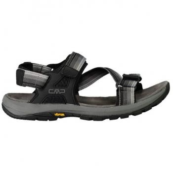 Sandalias de Hiking Anchas para Hombre en Negro, modelo CMP, tamaño 46, color gris oscuro y negro