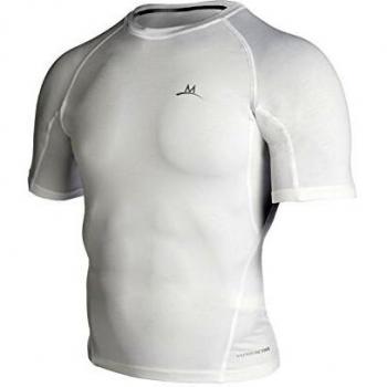 Mission Performance Baselayer Camiseta Interior, Hombre, Blanco, M