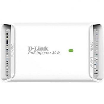 D-Link DPE-301GI 1-Port Gigabit 30 W PoE Injector , White