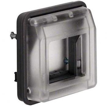 Berker 18213500 45x45mm Device Adapter with Flip Cover for Systo Modules IP55