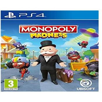 Monopoly Madness - Juego para Consola Sony PlayStation 4 (PS4) de Ubisoft, incluye modo multijugador, gráficos coloridos, dinámicas rápidas y elementos clásicos del Monopoly adaptados a un formato moderno