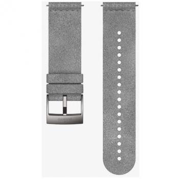 Correa de microfibra Suunto Urban 4 de 20 mm, color Gris claro Gold, talla S