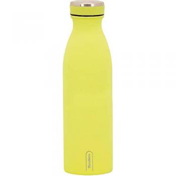 Botella Térmica de Acero Inoxidable 500ml Color Limón
