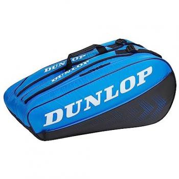 Raquetero Dunlop FX-Club 10 Raquetas Azul y Negro