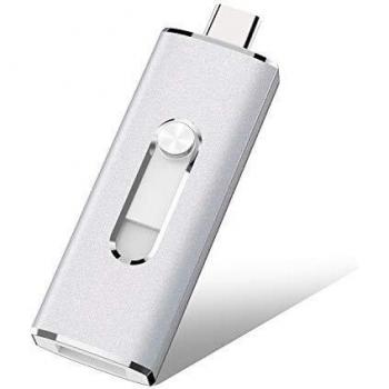64GB Memoria USB 3.0 RAOYI Pendrive Tipo C Impermeable 64GB USB 2 en 1 para Tipo-C Smartphone, Chromebook Pixel, Macbook, Huawei Matebook