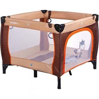 Parque Infantil Plegable Caretero Quadra Marrón 0-15 kg