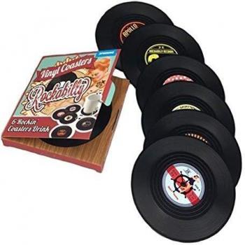 Spinning Hat - Posavasos, diseño de discos de vinilo