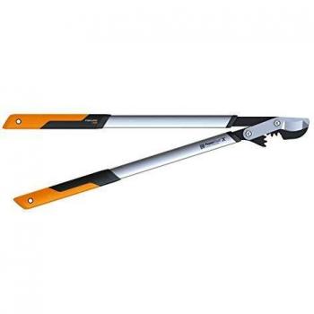 Fiskars Podadera, Cuchilla bypass para madera verde, Ø de corte: 5 cm, Longitud: 80 cm, Negro/Naranja, 1020188