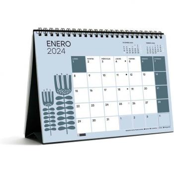 Calendario de mesa MiquelRius A5 2024 cast Northern
