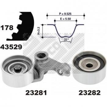 Kit de polea con correa de distribución MAPCO 23529