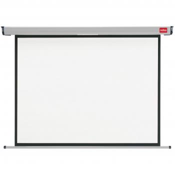 Pantalla eléctrica NOBO 240 cm para proyector, formato 4:3, modelo 1901972