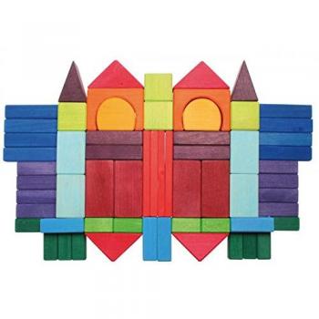 Bloques de Madera de Colores - 30 Piezas Grimm's