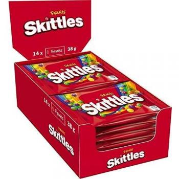 Skittles Fruits 14 Pack - 38g Each