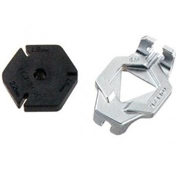 Topeak Duospoke M7/M9 Llave, Negro, Única