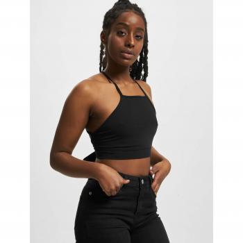 Urban Classics Women's Black Triangle Crop Top