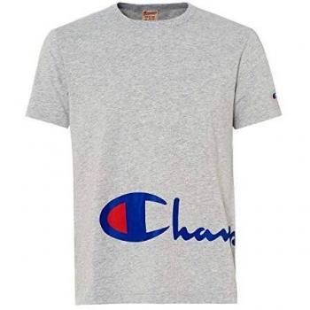 Men's Light Gray Crewneck T-Shirt - Size M by Champion