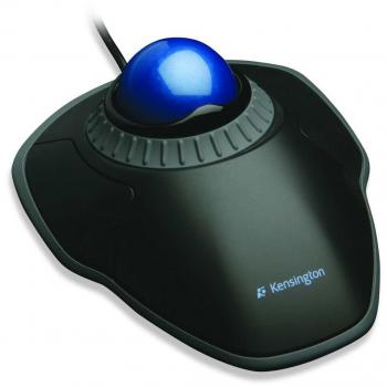 Kensington Orbit Ergonomic Wired Trackball Mouse with Scroll Ring for PC, Mac and Windows - Optical USB Design