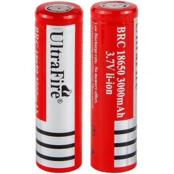 UltraFire 18650 Batería Litio Pilas Recargables 3.7V 2800mAh