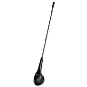 Antena Universal para Coche Majestic AE-27N de 2.3m, Color Negro, Antiviento