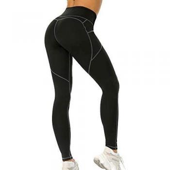 Leggings de Entrenamiento, Leggings de Yoga para Mujeres, Pantalones de chándal Spandex, Gimnasio, Gimnasio con un Gran Bolsillo Lateral.