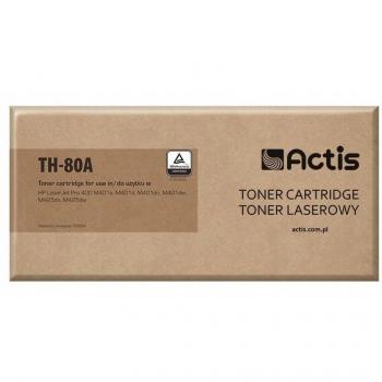 Cartucho de Tinta Actis TH-80A Negro Compatible HP Laserjet Pro 400 - 2700 Páginas