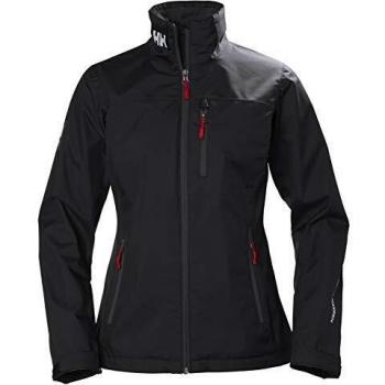 Helly Hansen Women's Crew Midlayer Sailing Jacket Black/Red Size L