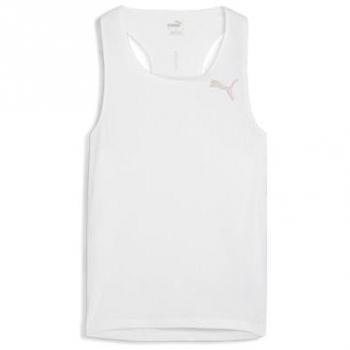 Camiseta de entrenamiento para hombre Puma Run Ultraspun sin mangas en color blanco, talla XL