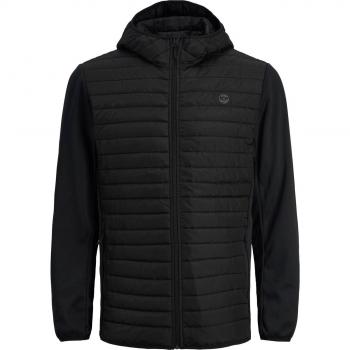 Chaqueta Hombre Jack & Jones Multi Acolchada Negra XS