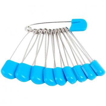 2 1/8 Inch Plastic Head Safety Locking Baby Cloth Diaper Pins 50pcs