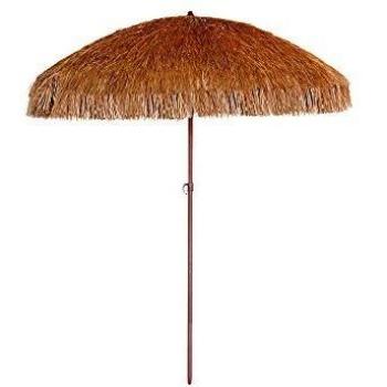 Ezpeleta Manila Parasol, Beige, 136x33x22 cm