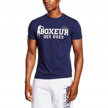 Boxeur Des Rues Sèrie Exclusive Camiseta Diseño de la Bandera de Francia, Hombre, Azul