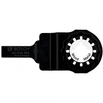 Bosch Professional Starlock - Hoja de sierra de inmersión para madera y metal, AIZ 10 AB, 10 x 20 mm